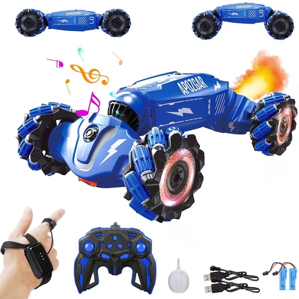 Upgraded hand gesture sensing RC stunt car